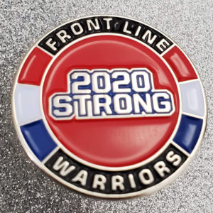 Front Line Warrior Pin