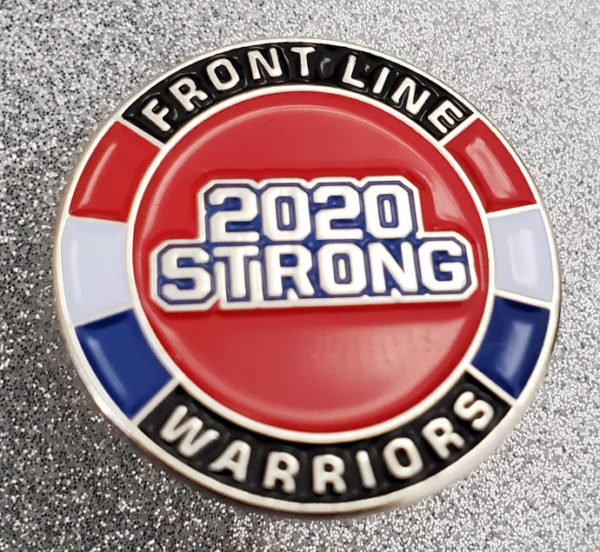 Front Line Warrior Pin